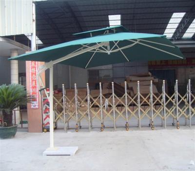 China 3m sun umbrellas used patio advertising umbrellas green for sale