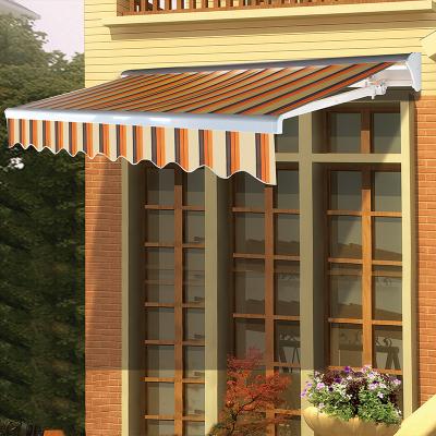 China Window awnings outdoor balcony porch awning carport Sun Shade Aluminium Frame Canopy Retractable Awning A01 for sale