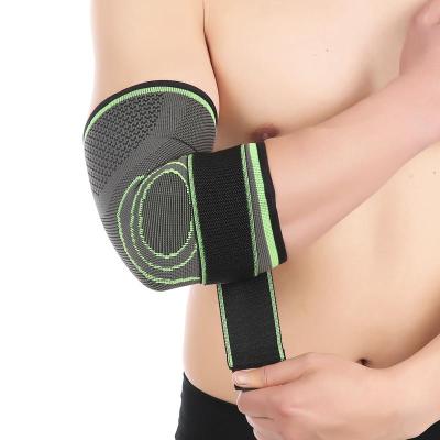 China Factory Factory Universal Breathable Sweat Brace Pressure Bandage Absorbing Sports Knitting Elbow Brace for Men and Women for sale