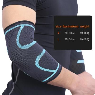 China Universal hot sale tennis elbow brace colorful oval outdoor sports elbow protector and breathable sports tennis elbow brace for sale