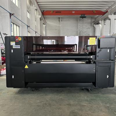 China 1800 mm industriële stofdrukmachine grootformaat stofprinter voor mat Te koop