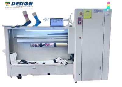 China High Speed 3D Polyster Socks Printing Machine CMYK Epson Digitale Printer voor Stoffen Te koop