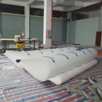 China Cheap Event 5 People PVC White Inflatable Banana Boat for sale