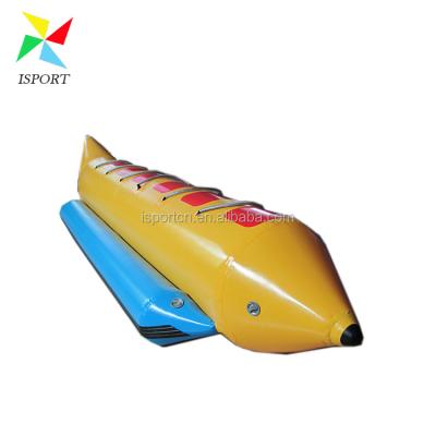 China The single event inflatable water games flyfish banana boat for sale