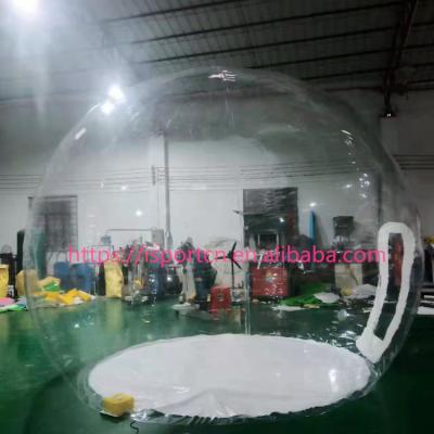 China Adverstising Clear Inflatable Clear Dome Bubble Tent/Crystal Outdoor Inflatable Transparent Camping Bubble Dome Tent for sale