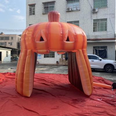 China Adverstising Inflatable Pumpkin Balloon Advertising Tent For Halloween Decorations for sale