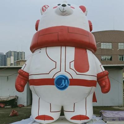 China Event Giant Inflatable White Polar Bear/Advertising Inflatable White Polar Bear For Decoration Event for sale