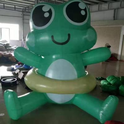 China Event Hot Selling Giant Inflatable Frog For Advertising Giant Inflatable Frog PVC /Cute Inflatable Animal Cartoon For Sale for sale