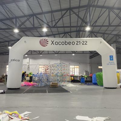 China Adverstising Cheap Inflatable Arch Door Racing Arch Door Decorative Printing Custom Printing Door For Shop Sport for sale