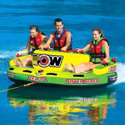 China High Quality Thick Durable Event Water Inflatable Sofa Boat / Inflatable Tow Boat for sale