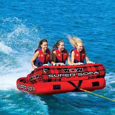 China High Quality Thick Durable Event Water Inflatable Sofa Boat / Inflatable Tow Boat for sale