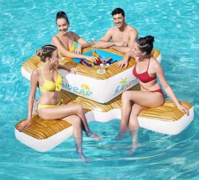 China Event Water Bar Island Bed Floating Swimming Leisure B43294 for sale