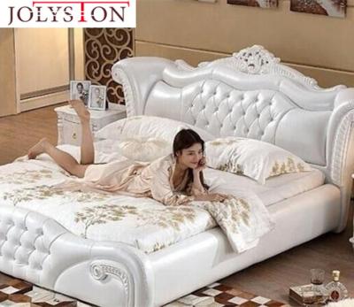 China Modern Adjustable High Quality Furniture Queen Size Bed Leather Bed (Other) for sale