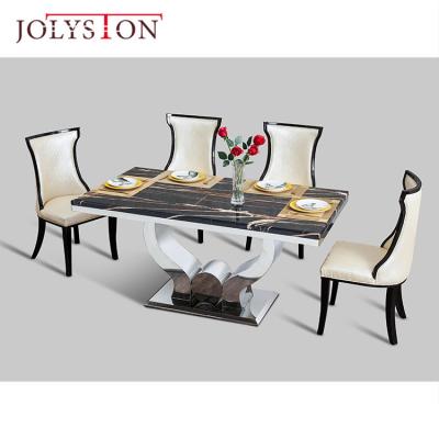 China (Other)New Design Marble Adjustable Luxury Dining Table Set Modern for sale