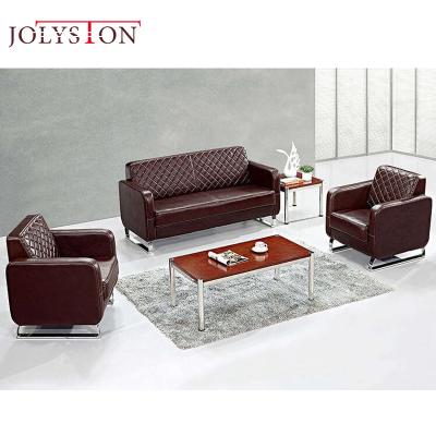 China JOLYSTON Massage Cheap Leather Office Sofa Sets Office Sofa for sale