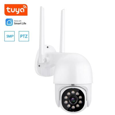 China Human Motion Tracking 5MP PTZ IP IR/Color Night Vision Surveillance WiFi 4x Zoom AI Auto Tracking Tuya Smart Human Life Home for sale