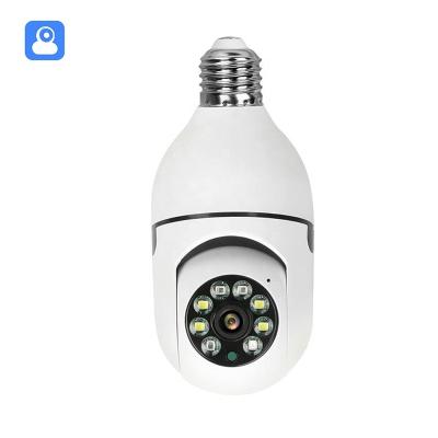 China Yiiot NIGHT VISION App 2MP Bulb Camera 2.4Ghz 5Ghz WiFi Full Color Night Vision E27 Socket Bulb Lamp Wireless Security Camera for sale