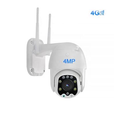 China Camhi IP65 4X Digital NIGHT VISION Ultra HD 4MP 4G PTZ Remote Access 4G CCTV Camera Waterproof Outdoor Zoom Pro Camera for sale