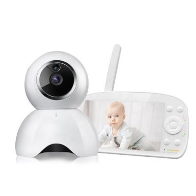 China 5.5 Inch PAN-TILT LCD Screen 720P Pet Baby Monitor Camera Night Vision Sound Detection Digital Wireless Baby Camera for sale