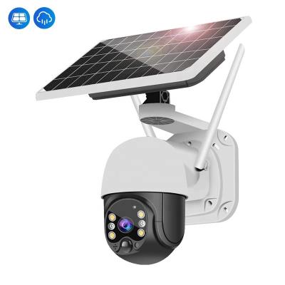 China Human Motion Tracking 3MP Solar PTZ CCTV Camera Wireless Outdoor PIR Motion Detection Audible Alarm H.265 ICSee WiFi Camera for sale