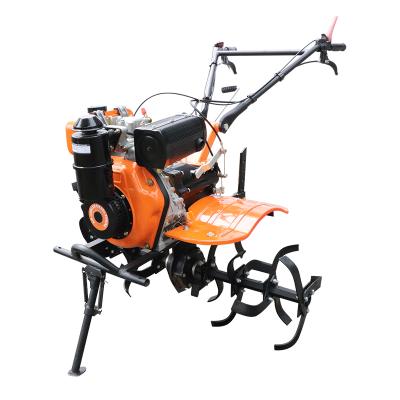 China Factory Competitive 5HP Launtop Diesel Tiller Power Rotary Tiller Cultivator for sale