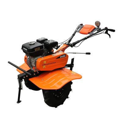 China Factory Farm Tiller 7HP Gasoline Mini Power Tiller Cultivator with Toolcase and Light for sale