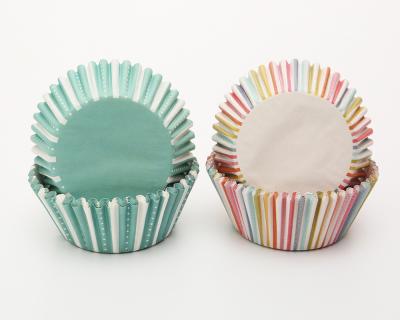 China Custom Disposable High Temperature Resistant Greaseproof Food Safe Paper Cupcake Tray for sale