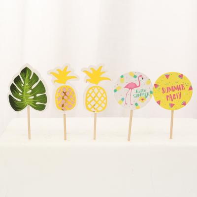 China Fruit Series Disposable Cake Accessories For Party Cake Flag for sale