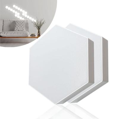 China Modern Creative Smart Removable Wall Lamp Quantum Modular Touch Hexagon Geometry Splicing Hex Honeycomb White Led Night Light for sale