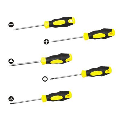 China Double Handle Mini Screwdriver Set CR-V High Quality Steel DIY Tools Color Requirement for sale