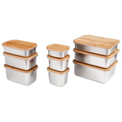 China Stocked kids portable leakproof 304 stainless steel bento lunch box with compartment for sale