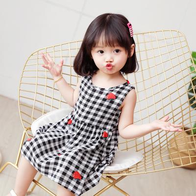 China Plus Size 2020 New Floral Dress Cami Skirt Baby Girl Cotton Silk Kids Skirt Cute Kids Skirt for sale