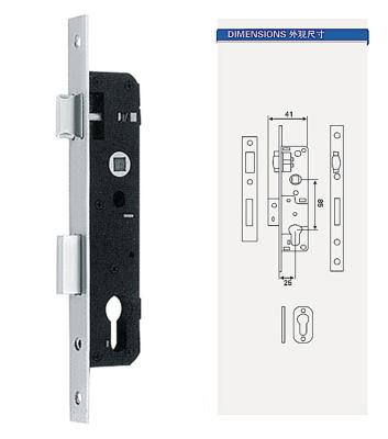 China Modern KEYI A3585 SS201 METAL Mortise Door Lock Body Case for sale