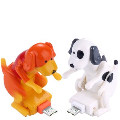 China Universal Puppy Data Dog Amazon Charging Cable Cable Suitable For Android Phone USB Stray Dog Data Cable for sale