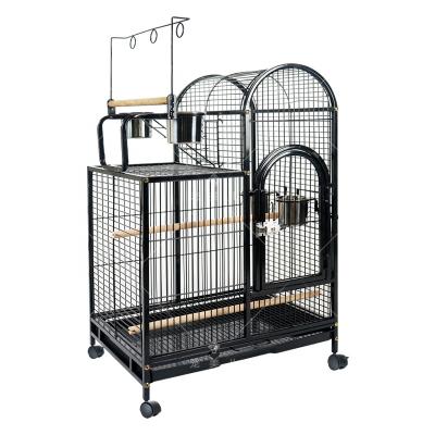 China Stocked Wholesale Medium Deluxe Pet Cage Sun Monk Peony Xuanfeng Skin Tiger Parrot Cage Finch Cage for sale