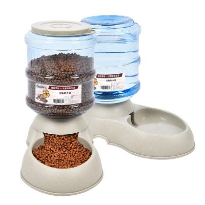 China Automatic Pet Smart Pet Feeder Automatic Water Dispenser With Non-slip Feet Dog Automatic Feeders for sale