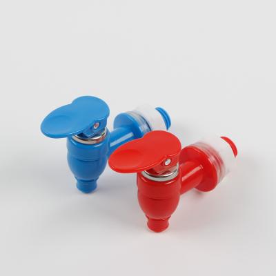 China Classic Design Household Water Dispenser Accessories Blue Red Blue Optional Plastic Water Tap for sale