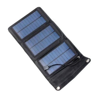 China 5W Folding Solar Panel Mobile Phone Outdoor Portable Solar Charger 555 for sale