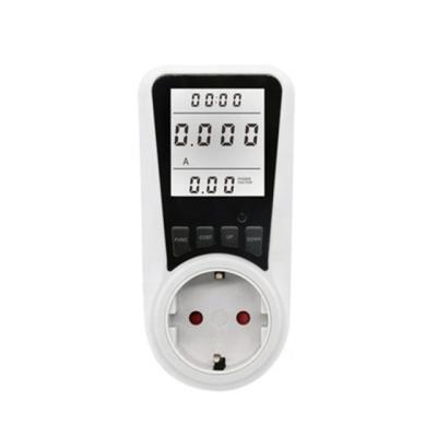 China Commercial Smart Electric Power Voltage Meter Household Backlight Billing Meter Current Socket for sale