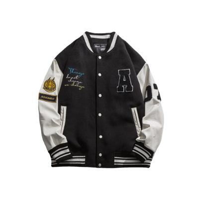 China QUICK DRY Factory In Stock High Quality Letterman Jackets Fashion Mens Baseball Varsity Jacket for sale