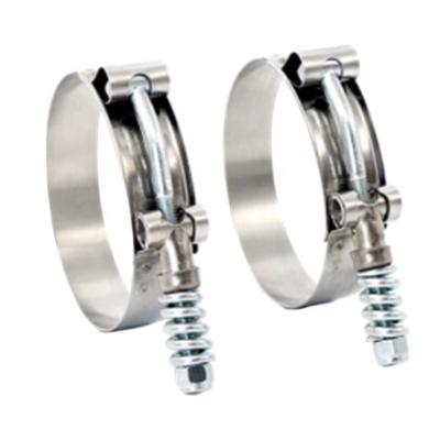 China Hot Selling Health Care High Quality Stainless Steel 201 304 T Collar Type Heavy Duty Spring Pipe for sale