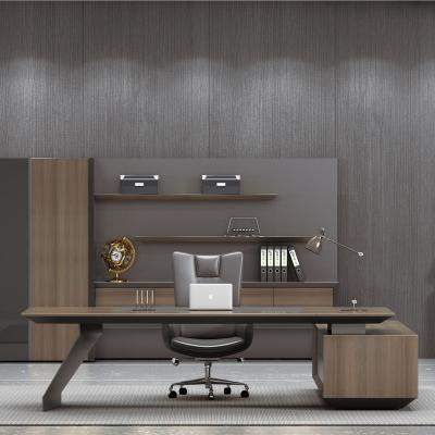 China High Quality Convertible Modern Luxury Office Furniture Executive Desk European Stylish Office Furniture With Strong Metal Legs for sale