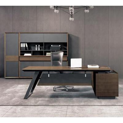 China High Quality Convertible Luxury Commercial Table Unique Schreibtisch Contemporary Executive Wood Office Furniture for sale