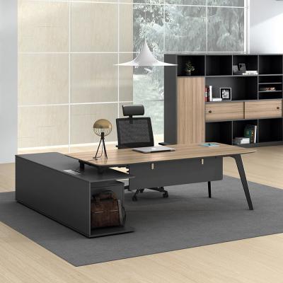 China Modern and Functional High Quality Business Manager Office Furniture Melamine Modern Design Office Desk for sale