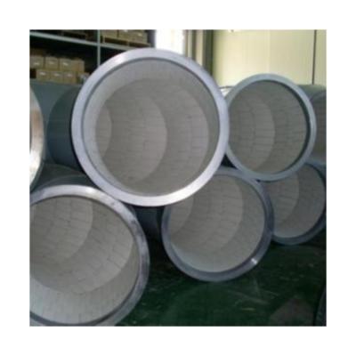 China Factory Price Liquid Wear Resistant Alumina Pipe Bend Ceramic Lined Pipe for sale