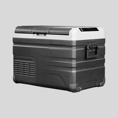 China Plastic Portable Small Car Fridge Alpicool Refrigeration Compressor DC TS50 50L Mini Fridge for sale