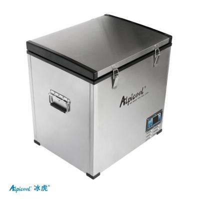 China Alpicool BD135 Portable Heavy Duty Camping 135L Stainless Steel Portable Car Fridge For Road Trip for sale