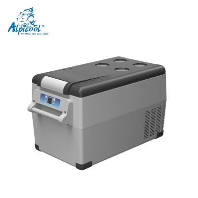 China Plastic Camping Equipment Alpicool CF35 Mini Portable Fridge And Freezer For Car for sale