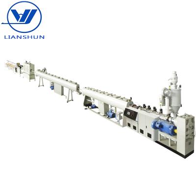 China PIPE 16mm HDPE Pipe Making Machine 110mm Pe Compound Pipe Extrusion Line For Algeria for sale