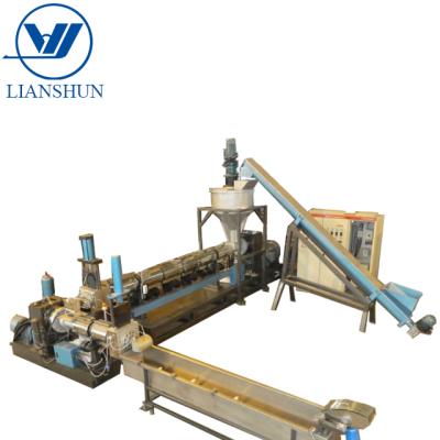 China Pellet Making High Output Capacity Plastic PP Woven Bag Recycling Pelletizing Machine Supply In Italy for sale